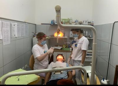 Behandlung in unserem kleinen Zimmer
